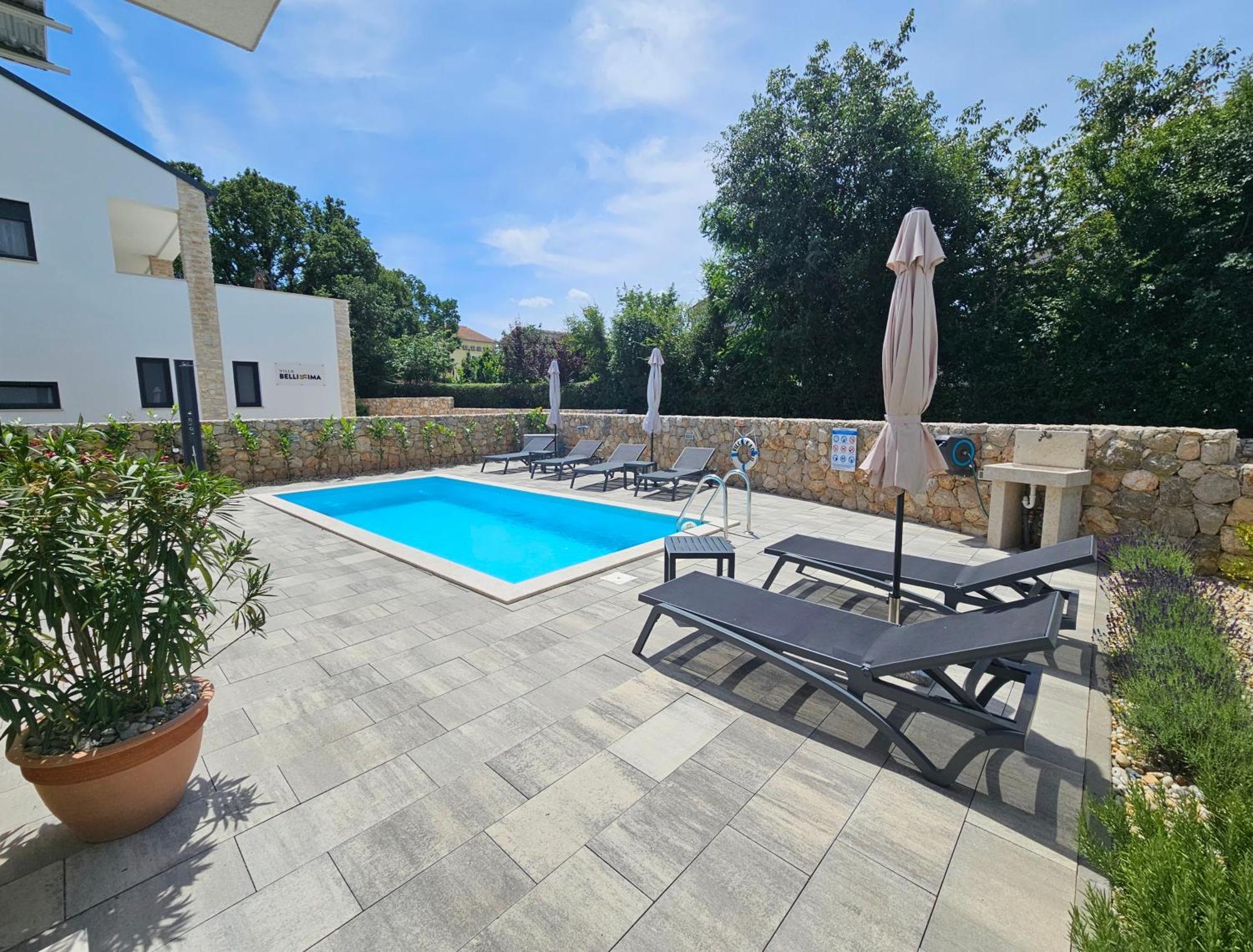 Villa Kaoru Brand New Villa With A Heated Swimming Pool Malinska Exterior photo